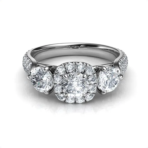 Bague en diamant ancienne